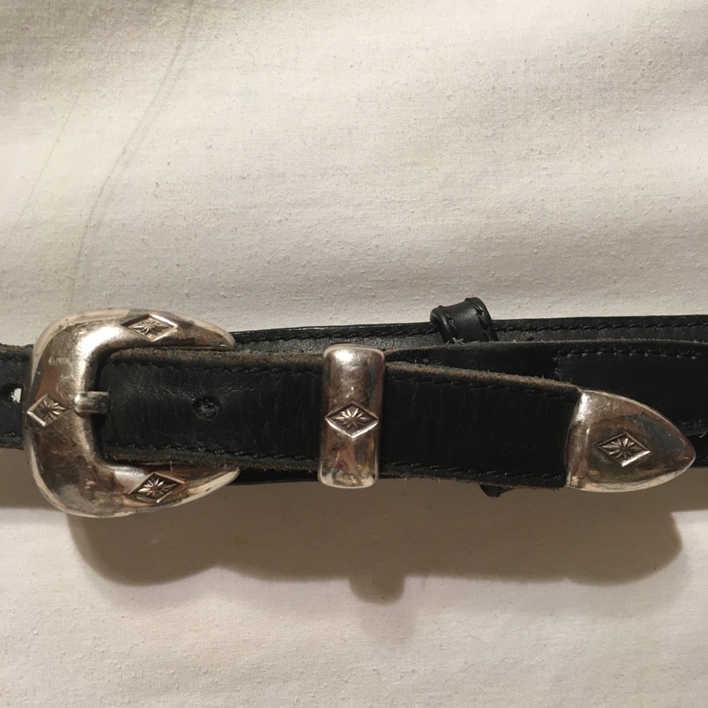 Black Leather Belt
